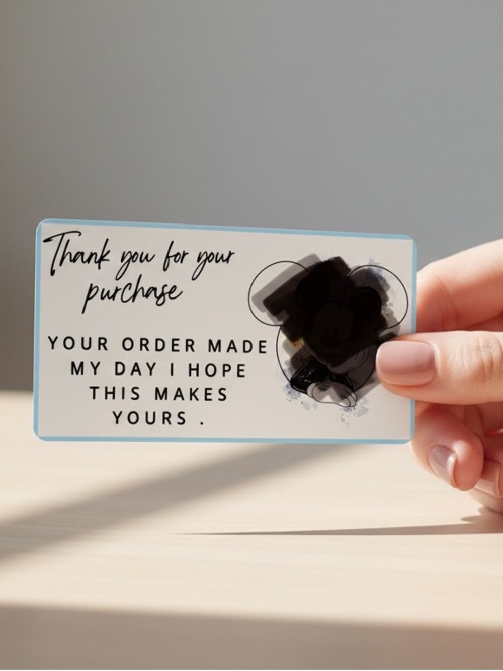Custom Thank You Cards | Packaging Inserts for Small Business 3.5 x 2 inch